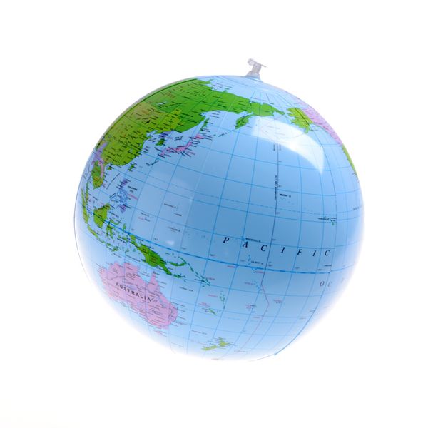 40cm inflatable earth world geography globe map balloon toy beach ball early educational toys
40cm inflatable earth world geography globe map balloon toy beach ball early educational toys