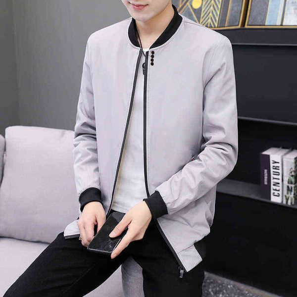 jacket men's trend 2021 spring and autumn new pure color casual korean slim wild fashion stand collar baseball uniform y1106, Black;brown
jacket men's trend 2021 spring and autumn new pure color casual korean slim wild fashion stand collar baseball uniform y1106, Black;brown