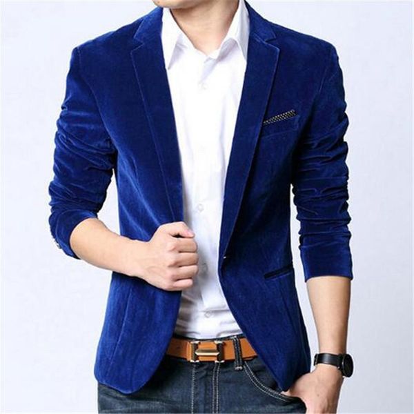 men's suits & blazers mens blazer slim fit suit jacket black navy blue velvet 2021 spring autumn outwear coat for men, White;black
men's suits & blazers mens blazer slim fit suit jacket black navy blue velvet 2021 spring autumn outwear coat for men, White;black