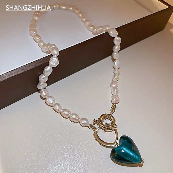 pendant necklaces classic vintage baroque heart with natural pearl necklace unusual jewelry accessory for women's luxury collarbone cha, Silver
pendant necklaces classic vintage baroque heart with natural pearl necklace unusual jewelry accessory for women's luxury collarbone cha, Silver