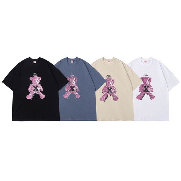 fashion t shirt impas cartoon bear print short sleeve men's summer loose cotton casual lovers tee, White;black
fashion t shirt impas cartoon bear print short sleeve men's summer loose cotton casual lovers tee, White;black