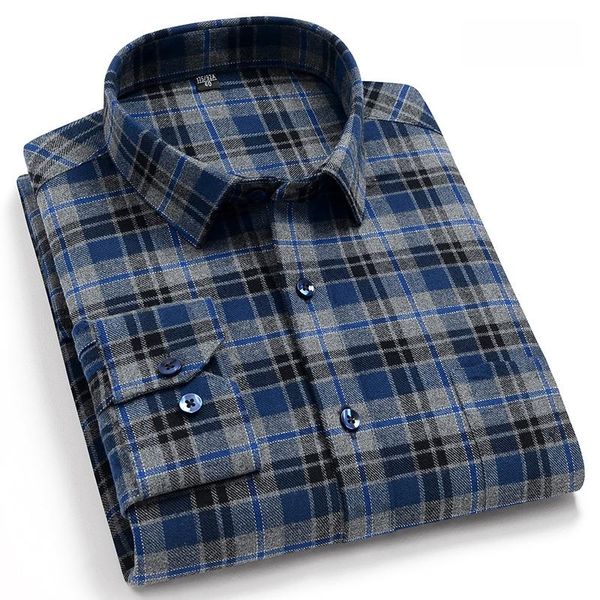 men's casual shirts pure cotton classical men's plaid warm full sleeve brushed fabric soft comfortable regular fit male, White;black
men's casual shirts pure cotton classical men's plaid warm full sleeve brushed fabric soft comfortable regular fit male, White;black