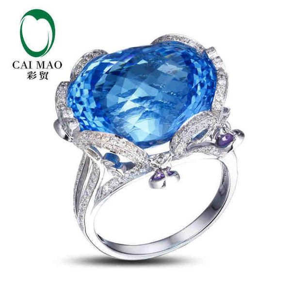 caimao 18kt/750 white gold 37.45ct natural blue z & 1.01 ct full cut diamond engagement gemstone ring jewelry cluster rings, Golden;silver
caimao 18kt/750 white gold 37.45ct natural blue z & 1.01 ct full cut diamond engagement gemstone ring jewelry cluster rings, Golden;silver