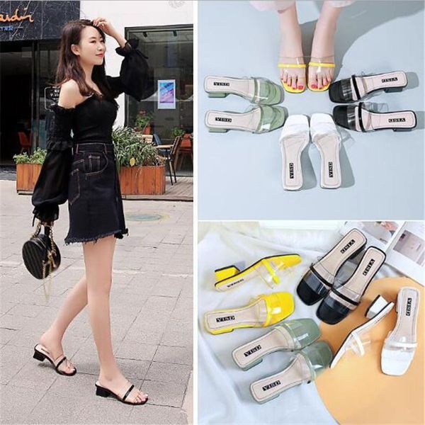 dress shoes 2021 fashion summer women's sandals and slippers thick heel flip-flop beach pvc women, Black
dress shoes 2021 fashion summer women's sandals and slippers thick heel flip-flop beach pvc women, Black