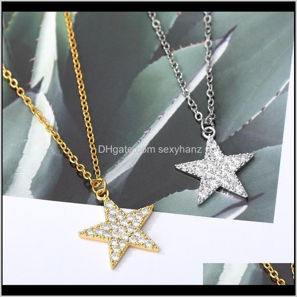 & pendants jewelry drop delivery zircon five pointed star necklace for women gold sier color neck chain chocker female pendant goth jewlery, Silver
& pendants jewelry drop delivery zircon five pointed star necklace for women gold sier color neck chain chocker female pendant goth jewlery, Silver