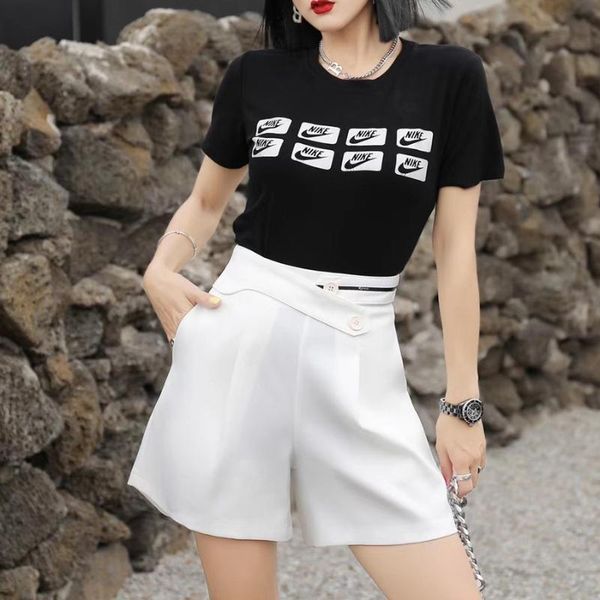 women's shorts short pants women korean brief design white suit for 2021 fashion solid high waist wide leg, White;black
women's shorts short pants women korean brief design white suit for 2021 fashion solid high waist wide leg, White;black
