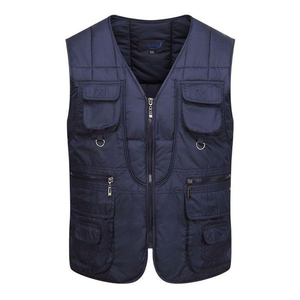 men's vests multi pocket vest men winter cotton padded casual warm pographer sleeveless outerwear jacket male many waistcoat, Black;white
men's vests multi pocket vest men winter cotton padded casual warm pographer sleeveless outerwear jacket male many waistcoat, Black;white