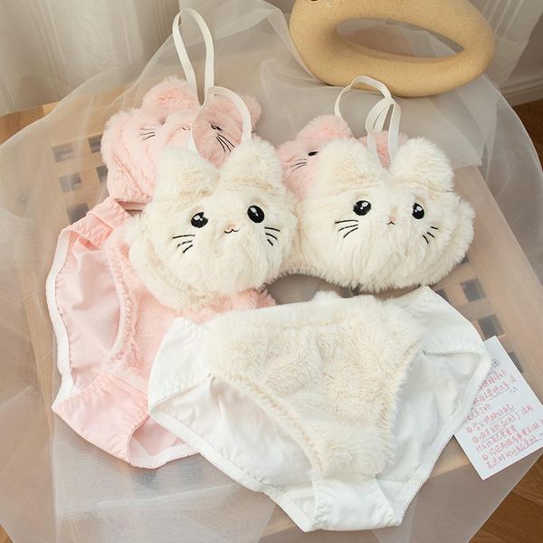 women's panties plush janpanese soft sister underwear pure cotton file low waist briefs cute anime cartoon cat no rims bra & brief sets, Black;pink
women's panties plush janpanese soft sister underwear pure cotton file low waist briefs cute anime cartoon cat no rims bra & brief sets, Black;pink