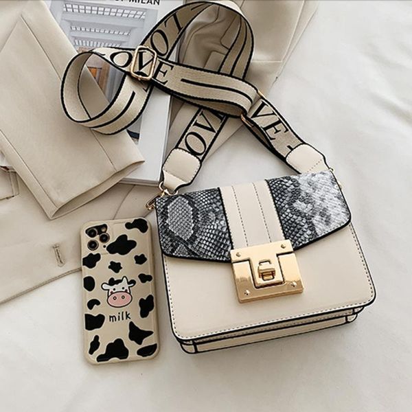 evening bags 2021 fashion snake pattern messenger bag female handbag wide letters shoulder strap women's tote square
evening bags 2021 fashion snake pattern messenger bag female handbag wide letters shoulder strap women's tote square