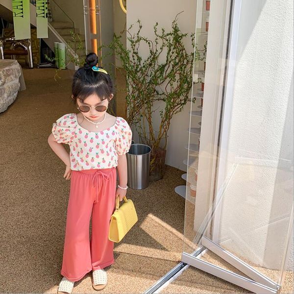 clothing sets 2021 girls 2 pcs set t shirt+long pants cotton summer fashion kids suits 2-7 years co120, White
clothing sets 2021 girls 2 pcs set t shirt+long pants cotton summer fashion kids suits 2-7 years co120, White