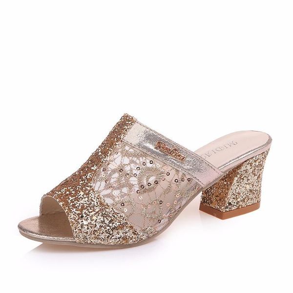 slippers fashion women's 2021 summer fish mouth mid-heel sequined sequin casual shoes large size 43 sandals, Black
slippers fashion women's 2021 summer fish mouth mid-heel sequined sequin casual shoes large size 43 sandals, Black
