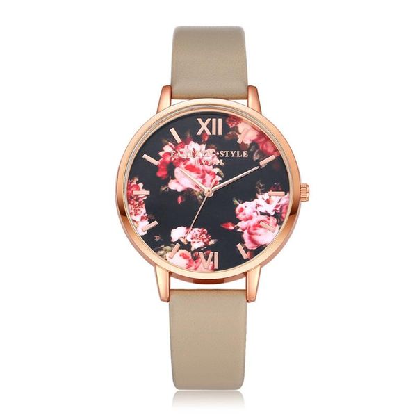 wristwatches unique women's watches flower patternthin scale silver dial ladies quartz wristwatch leather clock fashion relogio feminin, Slivery;brown
wristwatches unique women's watches flower patternthin scale silver dial ladies quartz wristwatch leather clock fashion relogio feminin, Slivery;brown