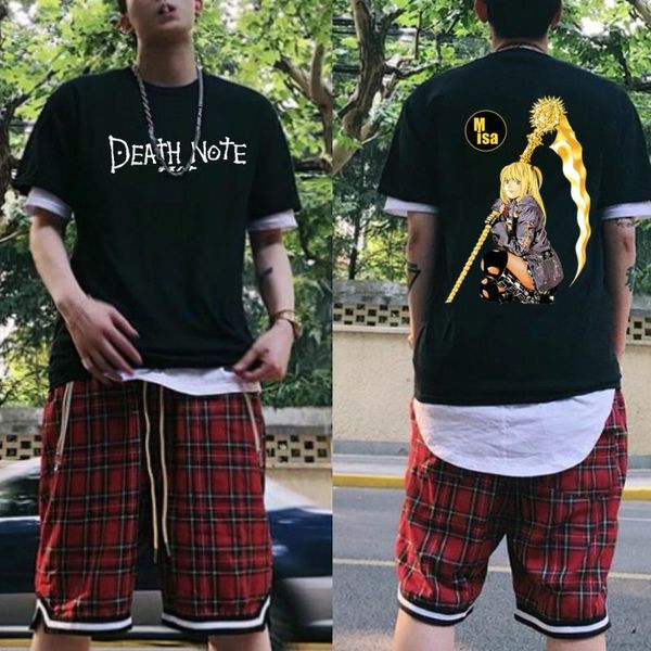 men's t-shirts japanese anime death note cosplay funny misa amane t-shirt men women manga t shirt short sleeve tees unisex, White;black
men's t-shirts japanese anime death note cosplay funny misa amane t-shirt men women manga t shirt short sleeve tees unisex, White;black
