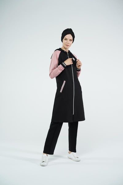 eofashion islamic sweatwear long sleeve sport style suit powder color with outfit capuccio and pants plus size muslim women women's two, White
eofashion islamic sweatwear long sleeve sport style suit powder color with outfit capuccio and pants plus size muslim women women's two, White