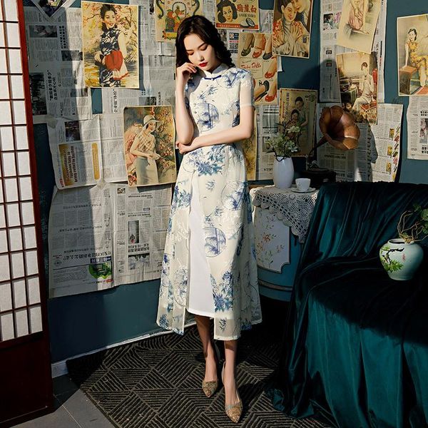 elegant traditional spring embroidery applique aodai cheongsam female silk chinese style printed short sleeve qipao ethnic clothing, Red
elegant traditional spring embroidery applique aodai cheongsam female silk chinese style printed short sleeve qipao ethnic clothing, Red