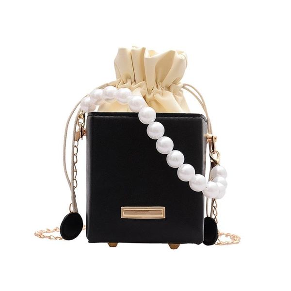 all- chic mini bag pearl chain elegant women retro simple solid color leather shoulder baguette for storage bags
all- chic mini bag pearl chain elegant women retro simple solid color leather shoulder baguette for storage bags