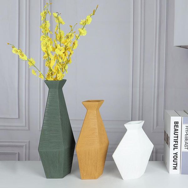 european-style modern geometric green khaki white resin vase for living room entrance study bedroom home decorative flower vases
european-style modern geometric green khaki white resin vase for living room entrance study bedroom home decorative flower vases