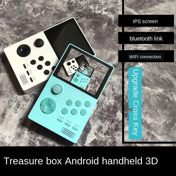3.5 inch handheld retro gaming system/dual boot android portable players game