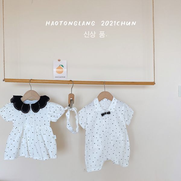 2022 summer parent child brother sister dress sweet gentleman fashion boys short climb girls lovely ha dress with hair belt, Blue 
2022 summer parent child brother sister dress sweet gentleman fashion boys short climb girls lovely ha dress with hair belt, Blue