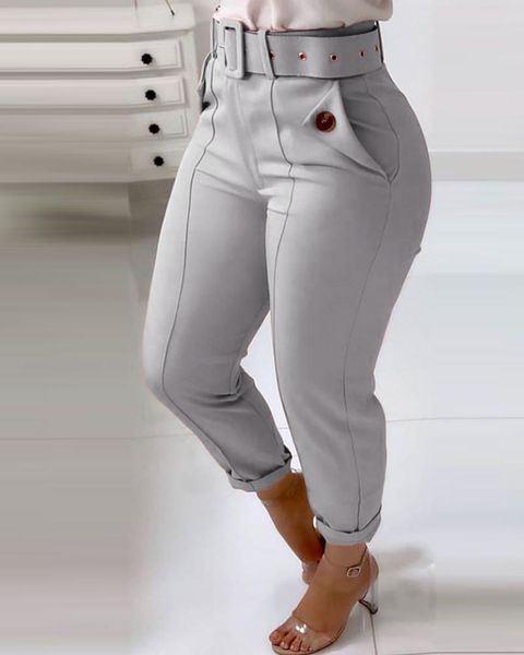 fashion women fall elegant casual pocket design buttoned casual pants lady skinny long pants workwear 210415, Blue
fashion women fall elegant casual pocket design buttoned casual pants lady skinny long pants workwear 210415, Blue