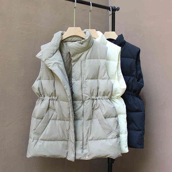 women's high neck vt, duck down et, windproof and warm coat, adjustable waist, white, 90%, Black
women's high neck vt, duck down et, windproof and warm coat, adjustable waist, white, 90%, Black