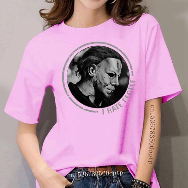 women's t-shirt i hate people t shirt michael lovers myers fan movie scary spooky horror halloween shirt(1), White 
women's t-shirt i hate people t shirt michael lovers myers fan movie scary spooky horror halloween shirt(1), White