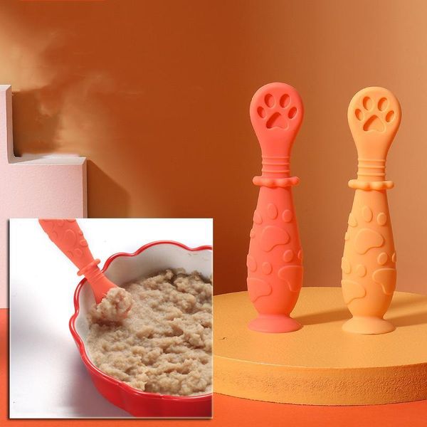 baby weaning spoon silicone cartoon teether infant anti-slip feeding training utensils safety tool learn set cups, dishes &
baby weaning spoon silicone cartoon teether infant anti-slip feeding training utensils safety tool learn set cups, dishes &