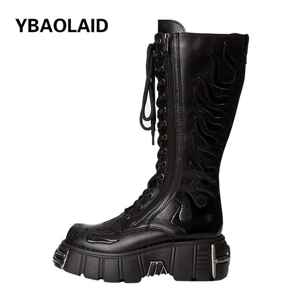 boots pure color front cross-lace heightening thick-soled women retro metal zipper decoration dark flame print high, Black
boots pure color front cross-lace heightening thick-soled women retro metal zipper decoration dark flame print high, Black