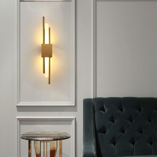 modern led wall light creative gold sconce lighting fixture living room bedside designer study bedroom aisle luxury marble lamps lamp
modern led wall light creative gold sconce lighting fixture living room bedside designer study bedroom aisle luxury marble lamps lamp