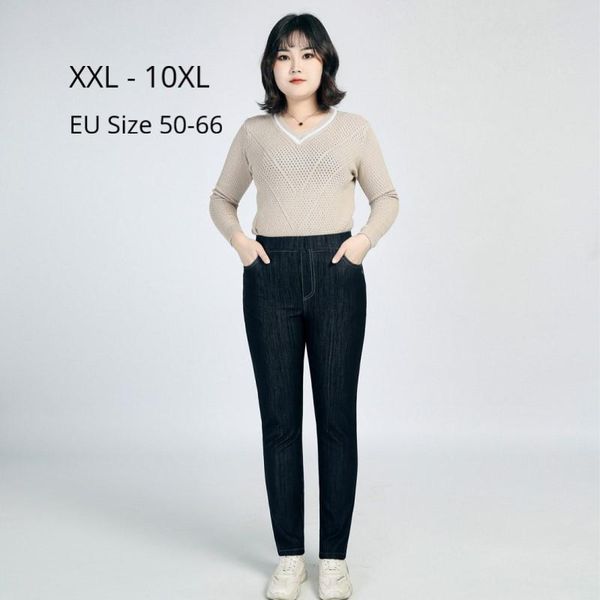 plus size 10xl 9xl 8xl 2xl women long trousers high waiste stretched pencil jean womens skinny jeans denim femme pants women's, Blue
plus size 10xl 9xl 8xl 2xl women long trousers high waiste stretched pencil jean womens skinny jeans denim femme pants women's, Blue