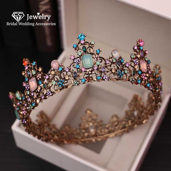 round crown tiara baroque style engagement wedding hair accessories for women jewelry party beach headdress queen gift yq09 clips & barrette, Golden;silver
round crown tiara baroque style engagement wedding hair accessories for women jewelry party beach headdress queen gift yq09 clips & barrette, Golden;silver