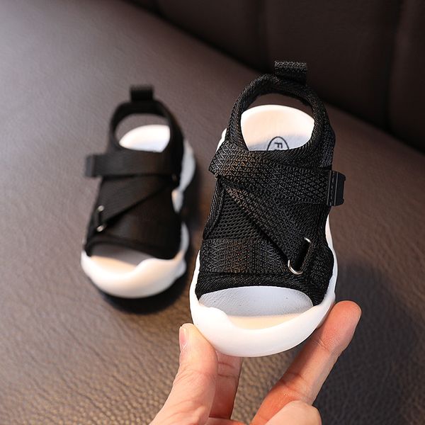 summer toddler sandals baby girl shoes solid color net cloth breathable boys sneakers kids infant sport sandals, Black;red
summer toddler sandals baby girl shoes solid color net cloth breathable boys sneakers kids infant sport sandals, Black;red