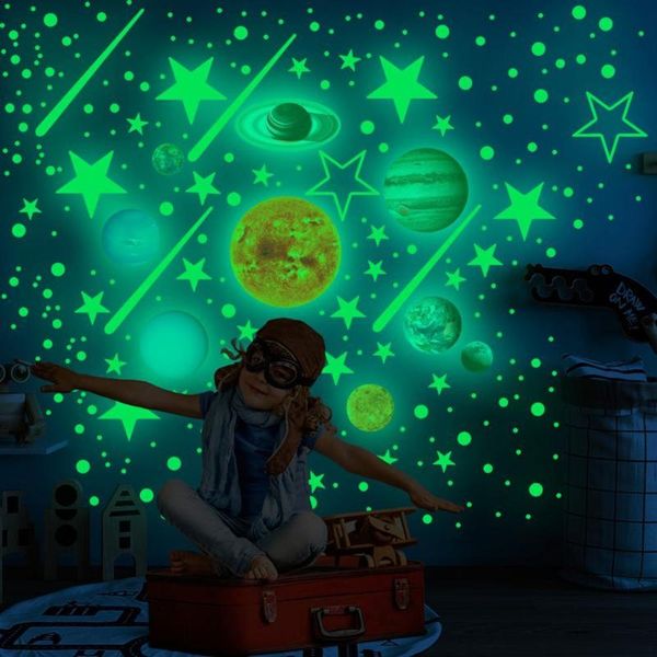 wall stickers 1 set delicate sticker fluorescent pvc glow luminous self-adhesive star planet shape decal for living room
wall stickers 1 set delicate sticker fluorescent pvc glow luminous self-adhesive star planet shape decal for living room