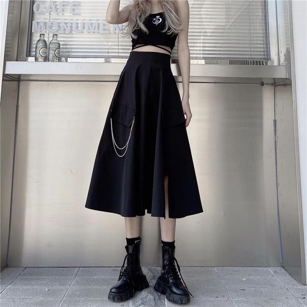 skirts streetwear high waist a-line black skirt ulzzang harajuku style big pocket loose long for women clothing spring hipster
skirts streetwear high waist a-line black skirt ulzzang harajuku style big pocket loose long for women clothing spring hipster