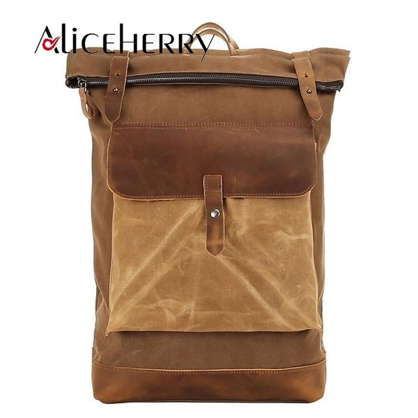 backpack man canvas leather vintage high-capacity lapcowhide backpacks men women school bags for male mochila
backpack man canvas leather vintage high-capacity lapcowhide backpacks men women school bags for male mochila