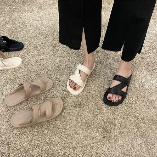 slippers 2021 women summer fashion casual female comfortable solid slides ladies open toe outside leisure platform flat, Black
slippers 2021 women summer fashion casual female comfortable solid slides ladies open toe outside leisure platform flat, Black