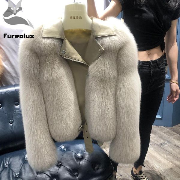 women's fur & faux furealux 2021 woman coat with sheepskin leather genuine jackets winter thick warm luxury fashion overcoa, Black
women's fur & faux furealux 2021 woman coat with sheepskin leather genuine jackets winter thick warm luxury fashion overcoa, Black