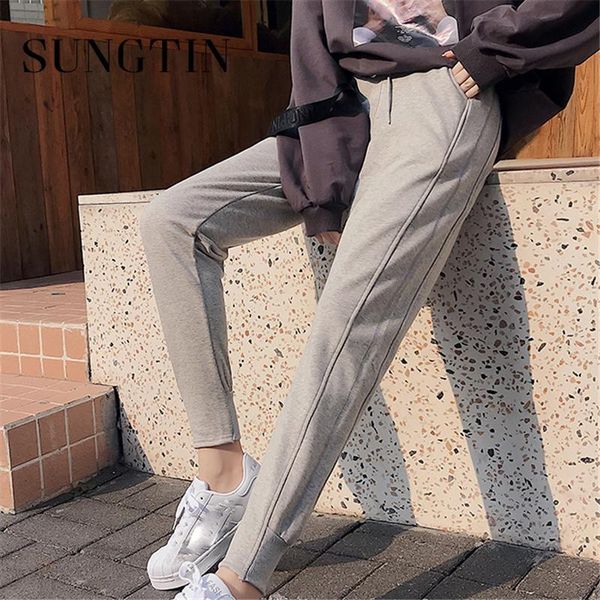 women's pants & capris sungtin thick warm fleece women solid woolen pencil casual soft fashion female pleated wool trousers elasti, Black;white
women's pants & capris sungtin thick warm fleece women solid woolen pencil casual soft fashion female pleated wool trousers elasti, Black;white