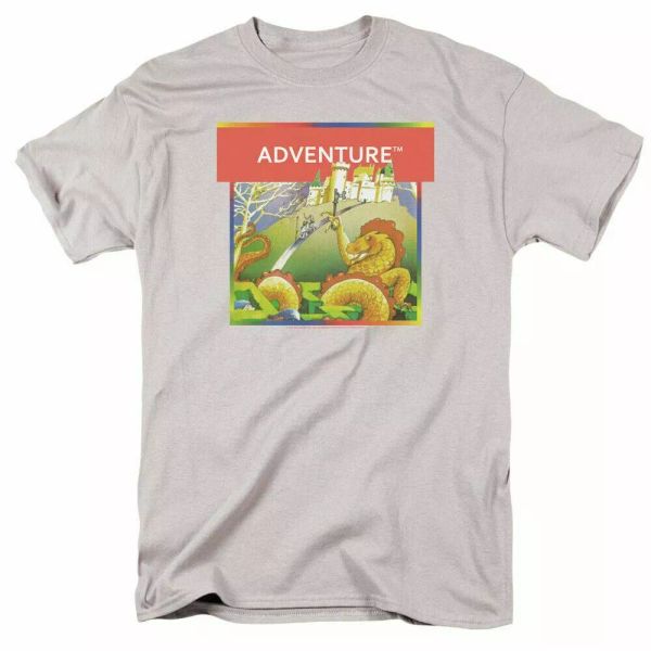 Atari Adventure Box Art T Shirt Mens Licensed Classic Video Game Tee Silver, White;black
Atari Adventure Box Art T Shirt Mens Licensed Classic Video Game Tee Silver, White;black