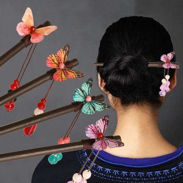 chinese hairpins clips tassel butterfly chopsticks hair sticks wooden hair forks jewelry for women girls hair accessories, Golden;silver
chinese hairpins clips tassel butterfly chopsticks hair sticks wooden hair forks jewelry for women girls hair accessories, Golden;silver