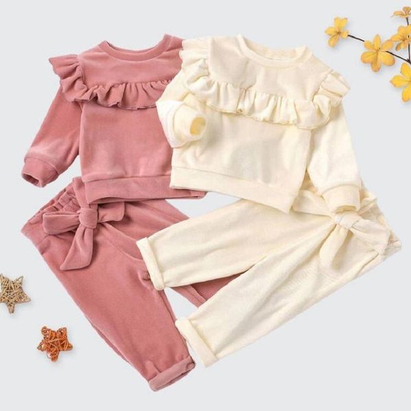 clothing sets infant 0-3 years old suit autumn and winter girls round neck lace long-sleeved solid color fleece pullover girl baby bow, White
clothing sets infant 0-3 years old suit autumn and winter girls round neck lace long-sleeved solid color fleece pullover girl baby bow, White