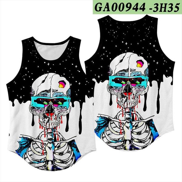 summer men running skull print vest gym sleeveless shirt tank sport workout training man singlet, White;black
summer men running skull print vest gym sleeveless shirt tank sport workout training man singlet, White;black