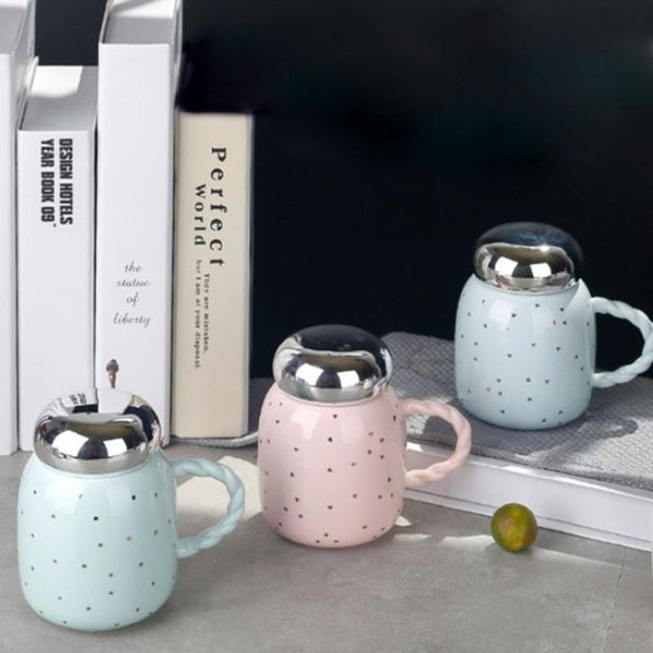 mugs 1pc simple mirror cover gold dot ceramic cup mug sealed portable for home (green)
mugs 1pc simple mirror cover gold dot ceramic cup mug sealed portable for home (green)
