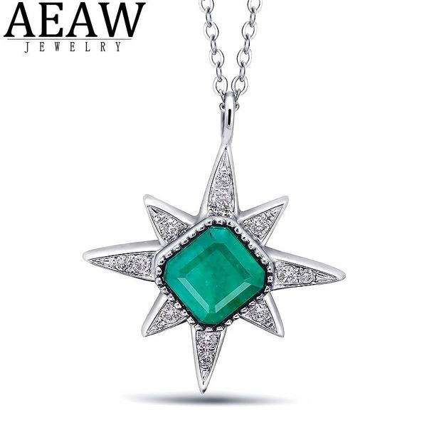 chains aeaw 100% real 0.8 zambian emerald green stone pendant necklace with diamond solid 14k white gold anniversary for women, Silver
chains aeaw 100% real 0.8 zambian emerald green stone pendant necklace with diamond solid 14k white gold anniversary for women, Silver