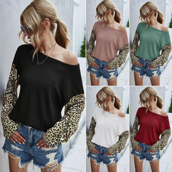 women's t-shirt leopard print long sleeve women loose casual plus size 2xl good quality cotton tees o-neck streetwea, White
women's t-shirt leopard print long sleeve women loose casual plus size 2xl good quality cotton tees o-neck streetwea, White