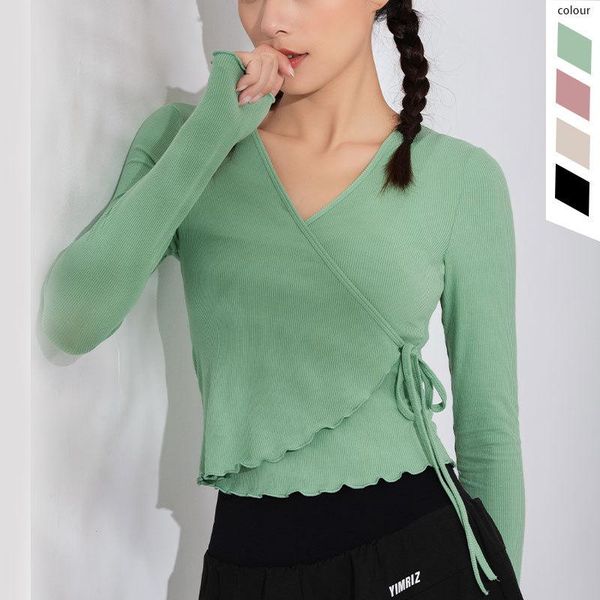 workout pilates shirt women's long sleeved lace-up sports running quick drying t-shirt tight fitting yoga clothes outfits, White;red
workout pilates shirt women's long sleeved lace-up sports running quick drying t-shirt tight fitting yoga clothes outfits, White;red