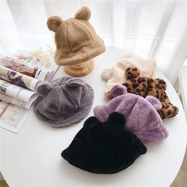 caps & hats thick warm plush baby bucket hat for children winter leopard solid sun kids cute bear ears panama fisherman cap, Yellow
caps & hats thick warm plush baby bucket hat for children winter leopard solid sun kids cute bear ears panama fisherman cap, Yellow