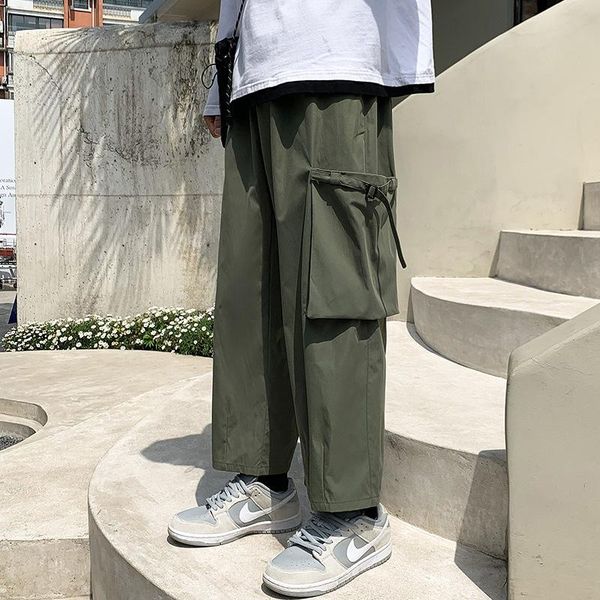 men's pants men designer pockets cargo causal sweatpants 2021 baggy wide leg japanese streetwear joggers man vintage 5xl, Black
men's pants men designer pockets cargo causal sweatpants 2021 baggy wide leg japanese streetwear joggers man vintage 5xl, Black