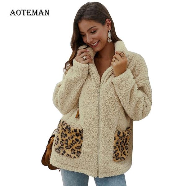 women's hoodies & sweatshirts autumn winter women coats 2021 casual faux fur teddy warm leopard jacket female outwear fourrure femme, Black
women's hoodies & sweatshirts autumn winter women coats 2021 casual faux fur teddy warm leopard jacket female outwear fourrure femme, Black