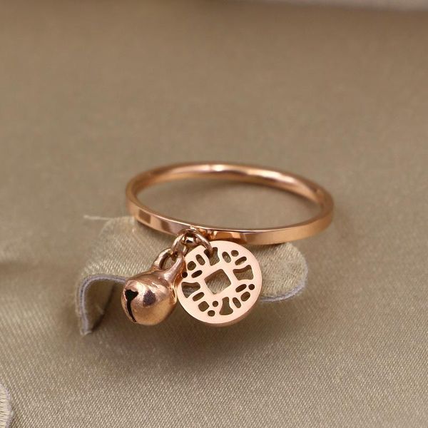 wedding rings fashion brand rose gold color small bell stainless steel love cute coin finger women party gift, Slivery;golden
wedding rings fashion brand rose gold color small bell stainless steel love cute coin finger women party gift, Slivery;golden